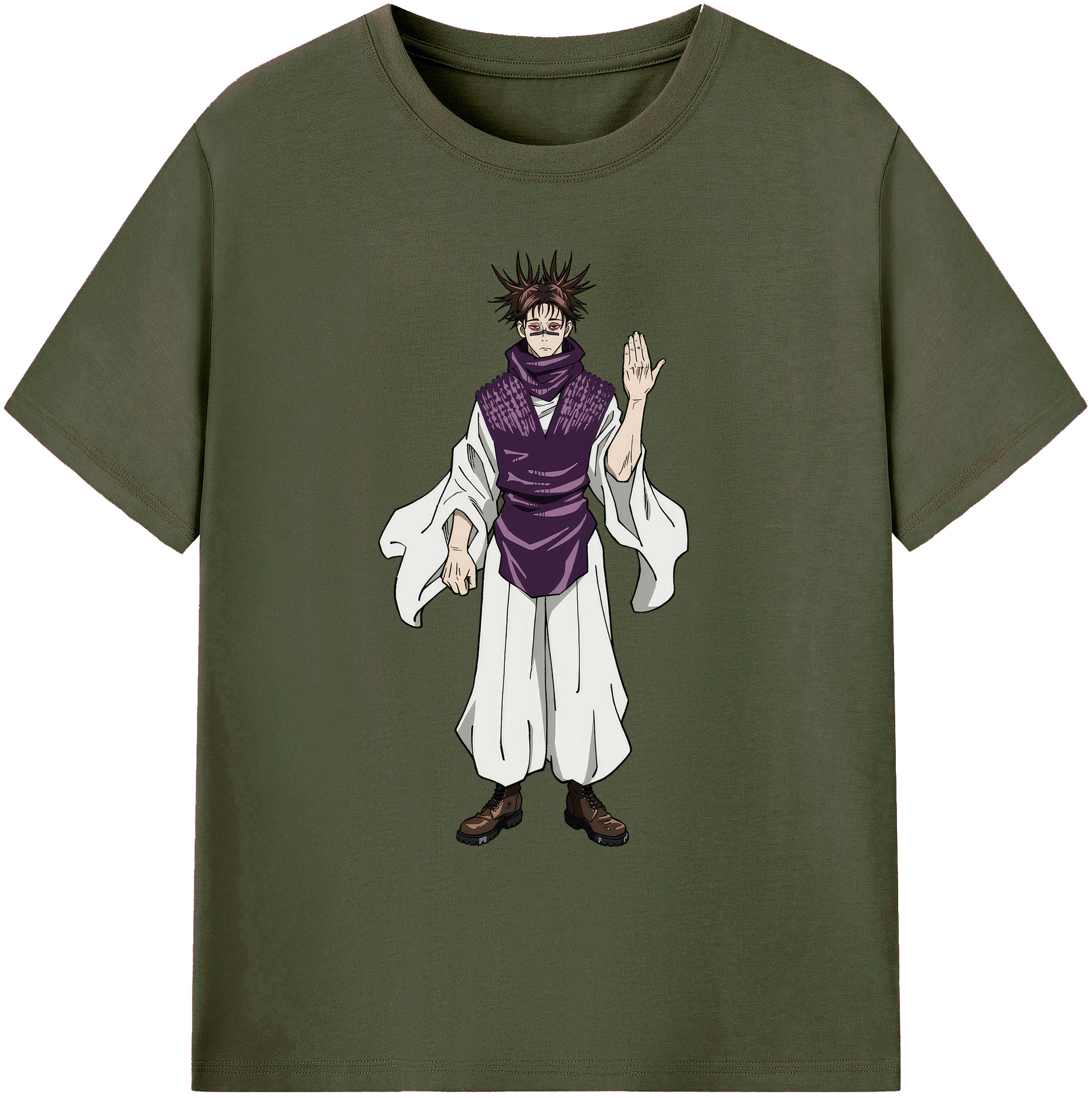（画像用） 呪術廻戦 Jujutsu Kaisen 綿100％ メンズ半袖Tシャツ｜肌触りやわらか＆通気性